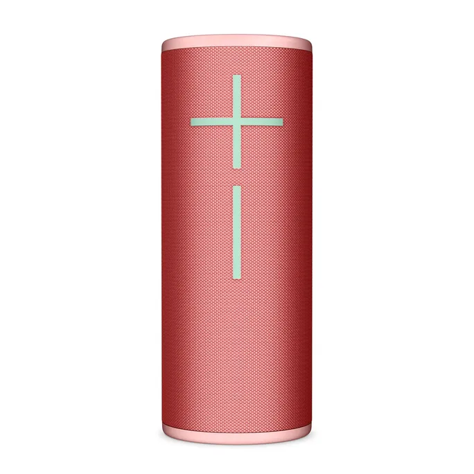 Ultimate Ears MEGABOOM 4 Erdbeere/Rot, Bluetooth Lautsprecher (A2DP), 360- Grad- Klang, PartyUp Funktion, IP67- zertifizierte