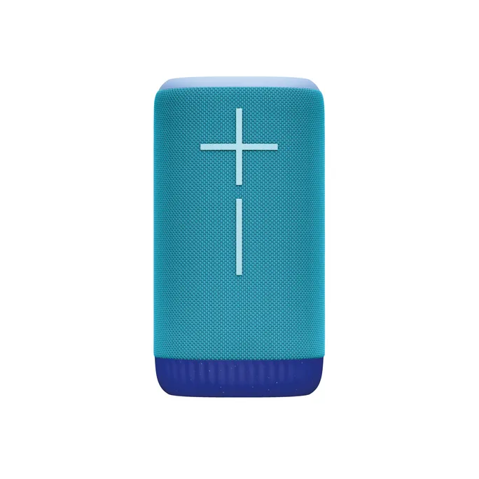 Ultimate Ears EVERBOOM Azurblau, Bluetooth Lautsprecher (A2DP), 360- Grad-Klang, PartyUp Funktion, IP67- zertifizierte, anpassbarem EQ