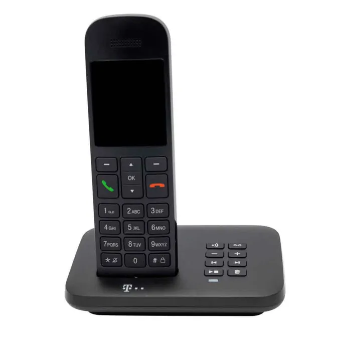 Telekom Sinus A12 schnurloses Festnetztelefon schwarz
