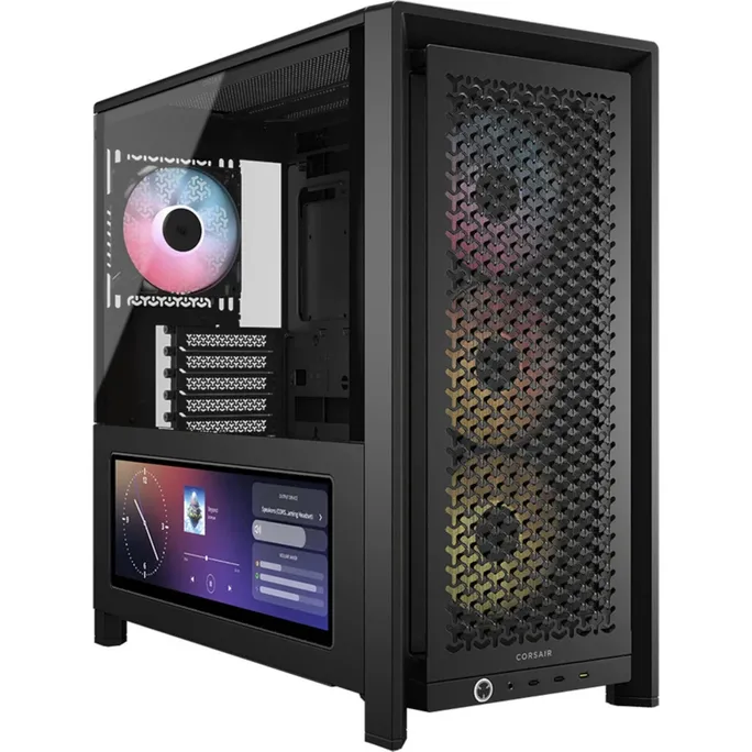 CORSAIR Frame 4000D LCD RS ARGB Schwarz Midi Tower ATX Gaming Gehäuse