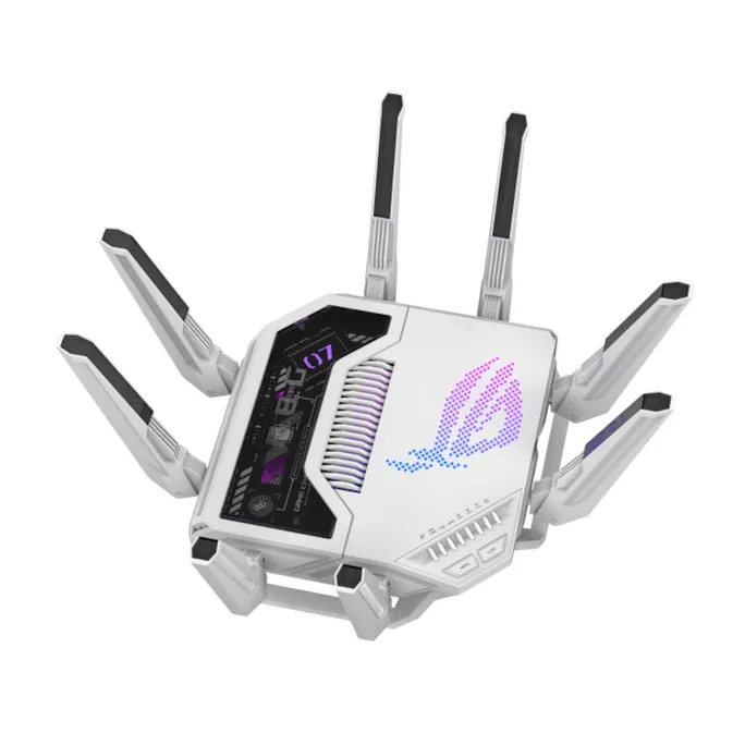 ASUS ROG Rapture GT-BE19000AI Tri-band WiFi 7 Gaming Router 2x 10G Ports, Aura RGB, AiMesh