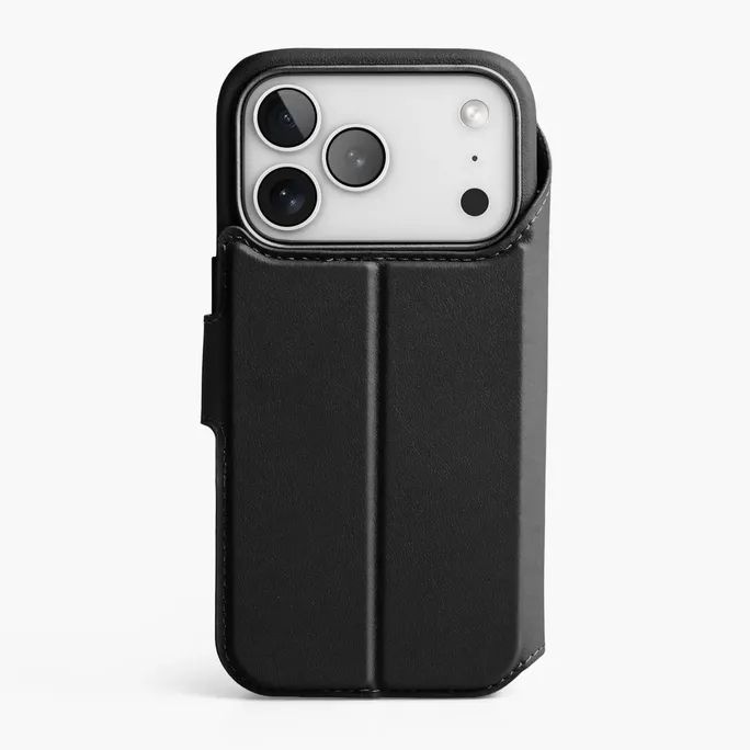 Vonmählen Like Leather Folio für iPhone 17 Pro Max schwarz