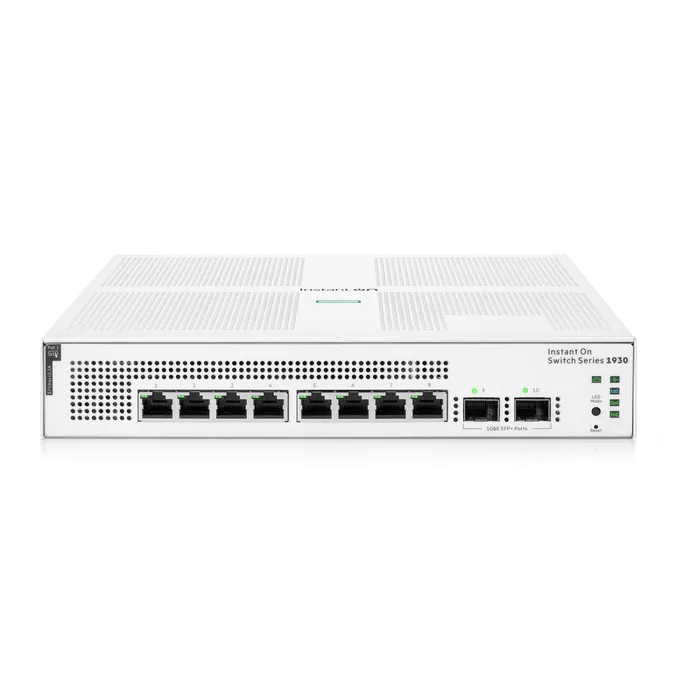 HPE Instant On 1930 8p Gigabit CL4 PoE 2p SFP 124W Switch