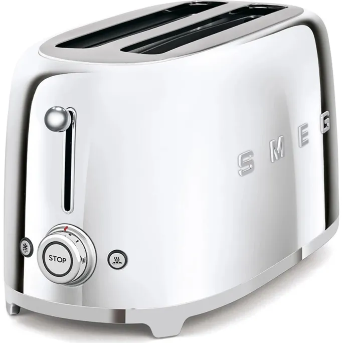 SMEG TSF02SSEU 50s Style 4 Scheiben Langschlitz Toaster Chrome