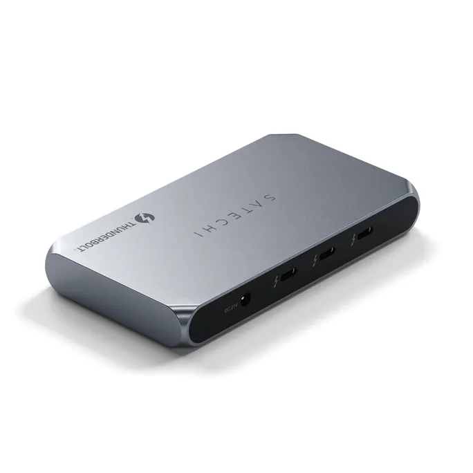 Satechi USB-C 4-Port Hub mit 2.5 Gigabit Ethernet Space Gray