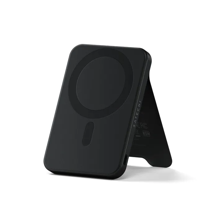 Satechi OntheGo Magnetic Qi2 Powerbank Stand 5000 mAh Schwarz
