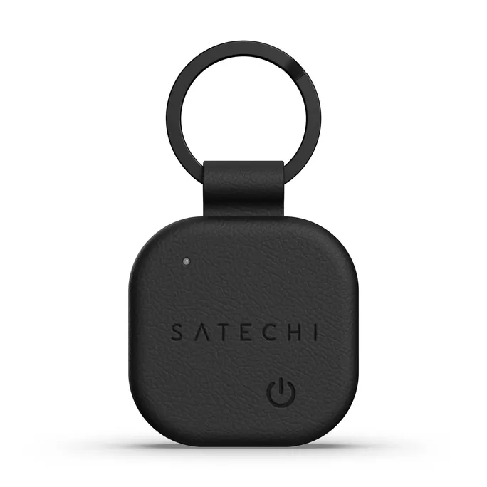 Satechi Vegan-Leather FindAll Keychain Schwarz