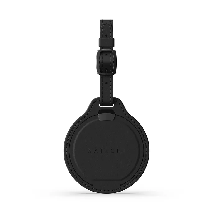 Satechi Vegan-Leather FindAll Luggage Tag Schwarz