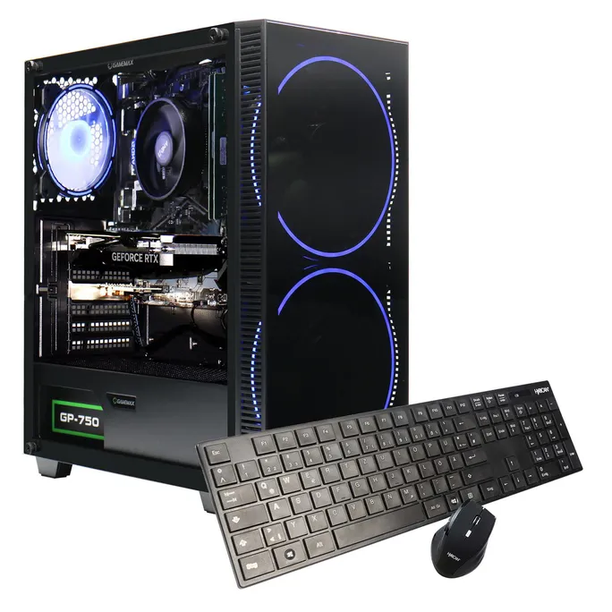 Hyrican GAMEMAX Black Hole 7811 i5-14400F 16GB/1TB SSD RTX 5060 Ti Win11