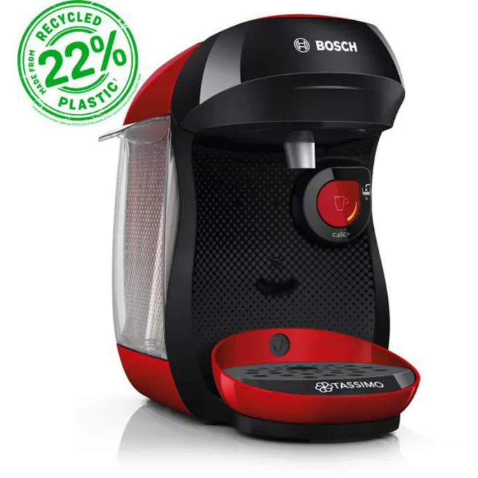 Bosch TAS103E TASSIMO Multi-Getränke-Automat HAPPY friendly just red