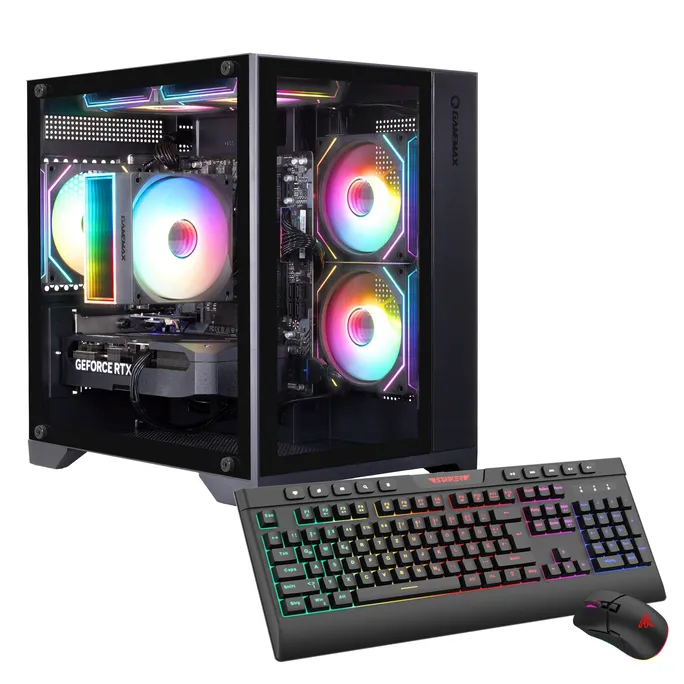 Hyrican GAMEMAX Infinity Mini BK 7827 Ryzen 5 7500F 16GB/1TB SSD RTX 5060 Win11