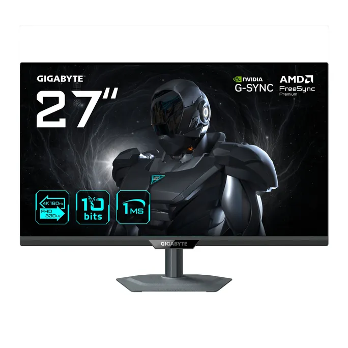 GIGABYTE G27UP 27 Zoll 4K (UHD) Fast IPS Panel 16:9 160 Hz Dual Mode Gaming Monitor
