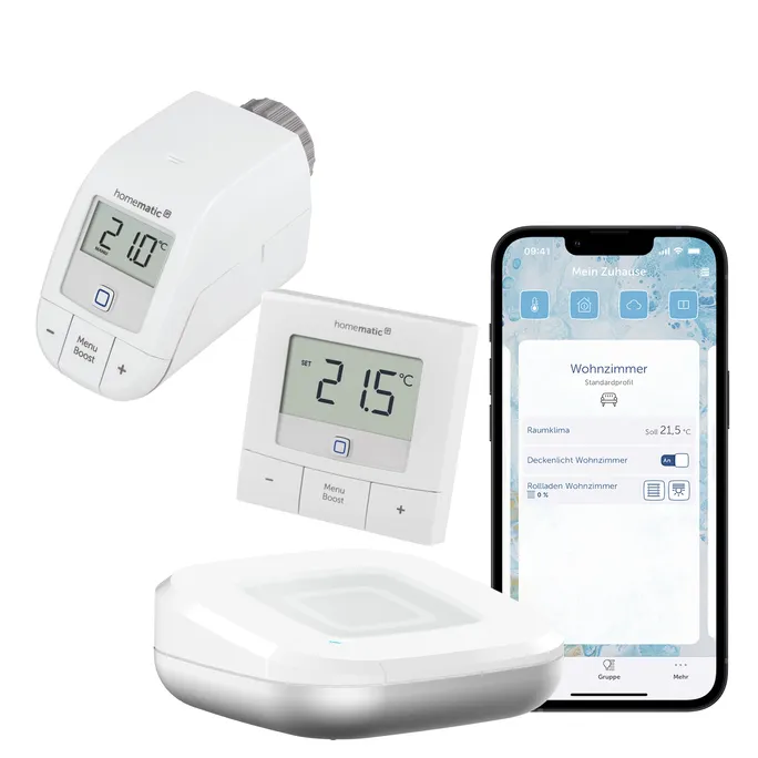 Homematic IP Starter Set Heizen Raumklima Basic inkl. Access Point 2
