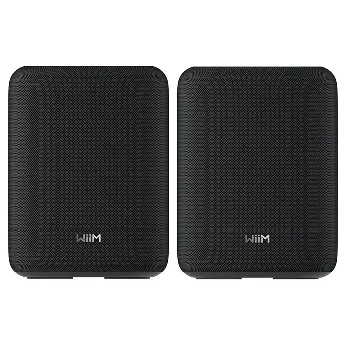 WiiM Sound LITE Twin Pack schwarz Smart Speaker Hi-Res Multiroom Lautsprecher-Set