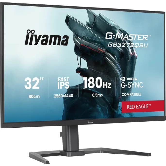 iiyama G-Master GB3272QSU-B1 31.5 Zoll WQHD IPS Panel 16:9 180 Hz Gaming Monitor