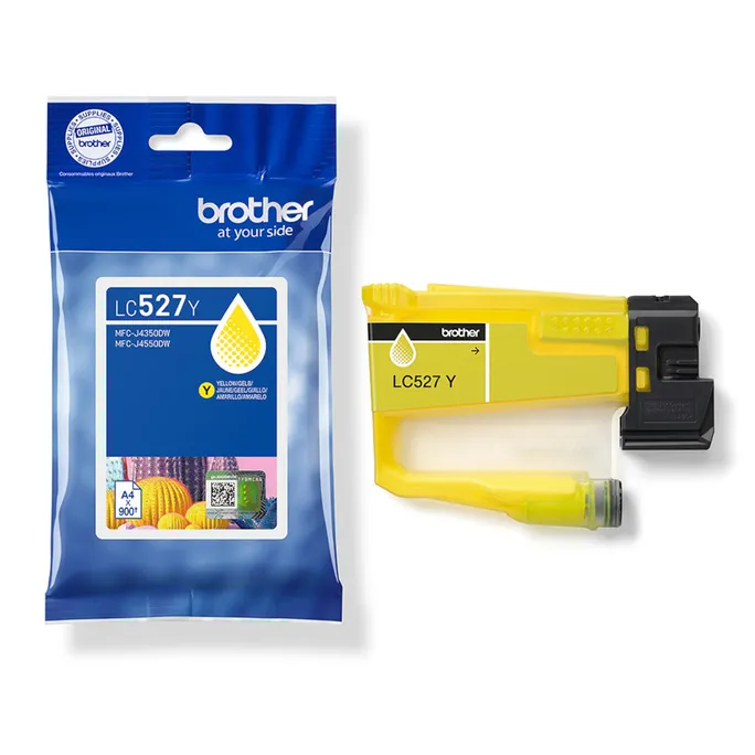 Brother LC527Y Original Druckerpatrone Gelb für ca. 900 Seiten