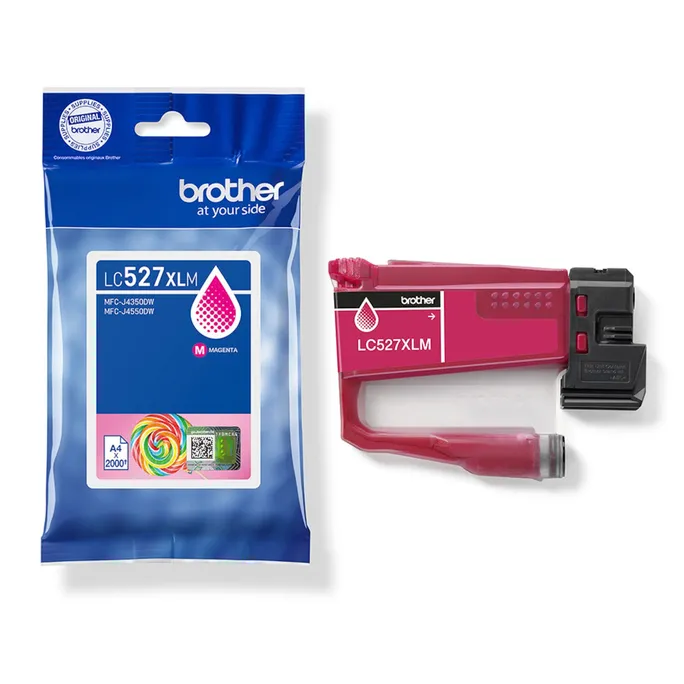 Brother LC527XLM Original Druckerpatrone Magenta für ca. 2.000 Seiten