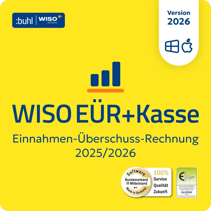 Buhl Data WISO EUR und Kasse 2026 | Download & Produktschlüssel