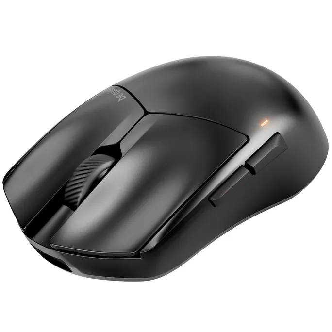 be quiet! Dark Perk Sym Schwarz – Kabellose Ergonomische Gaming-Maus, 32.000 DPI, 8000 Hz Abtastrate, 55g
