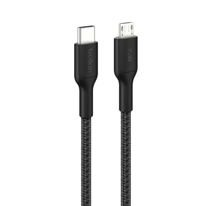 Belkin Boost Charge Pro USB-C auf Micro-USB-Kabel 1m schwarz