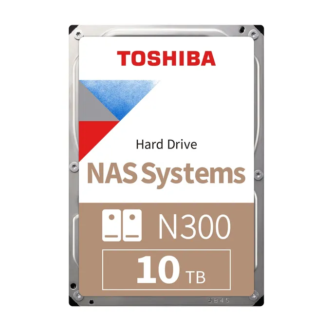 Toshiba N300 MN10ADA10TS 10TB 512MB 7.200rpm 3,5 Zoll SATA 6 Gbit/s Bulk