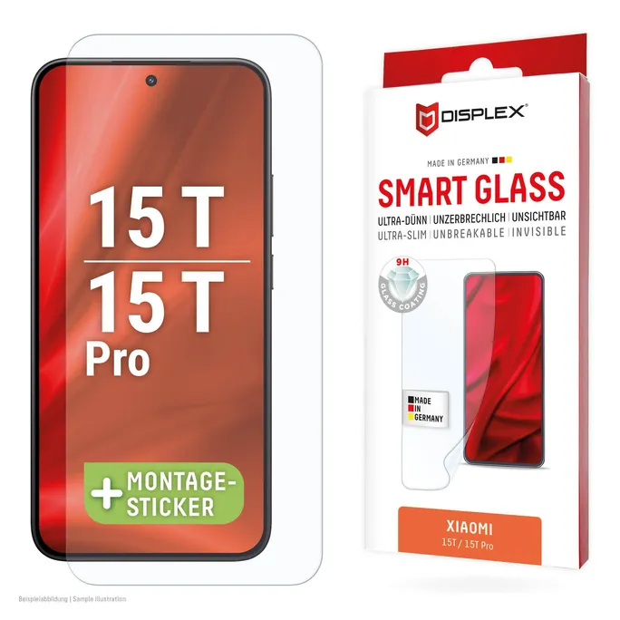 DISPLEX Smart Glass für Xiaomi 15T/15T Pro