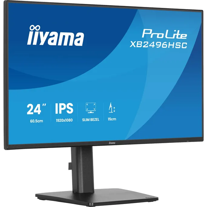 iiyama ProLite XB2496HSC-B1 24" FHD IPS 16:9 144 Hz USB-C 65WPD Monitor