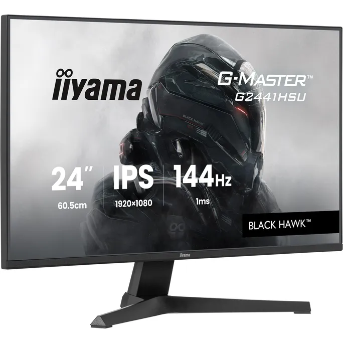 iiyama G-Master Black Hawk G2441HSU-B1 23.8 Zoll Full HD IPS Panel 16:9 144 Hz Gaming Monitor