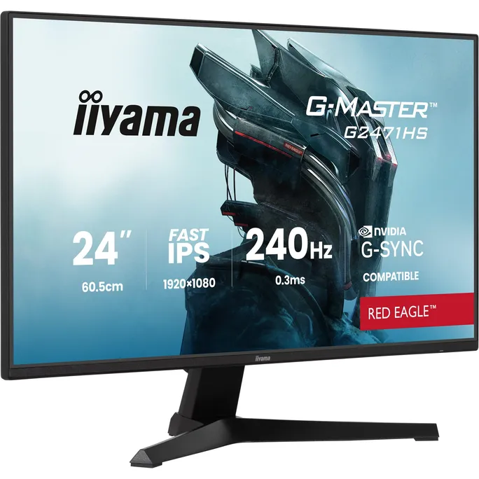 iiyama G-Master Red Eagle G2471HS-B1 23.8 Zoll Full HD IPS Panel 16:9 240 Hz Gaming Monitor
