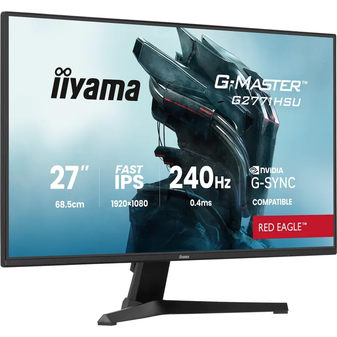 iiyama G-Master Red Eagle G2771HSU-B1 27 Zoll Full HD IPS Panel 16:9 240 Hz Gaming Monitor