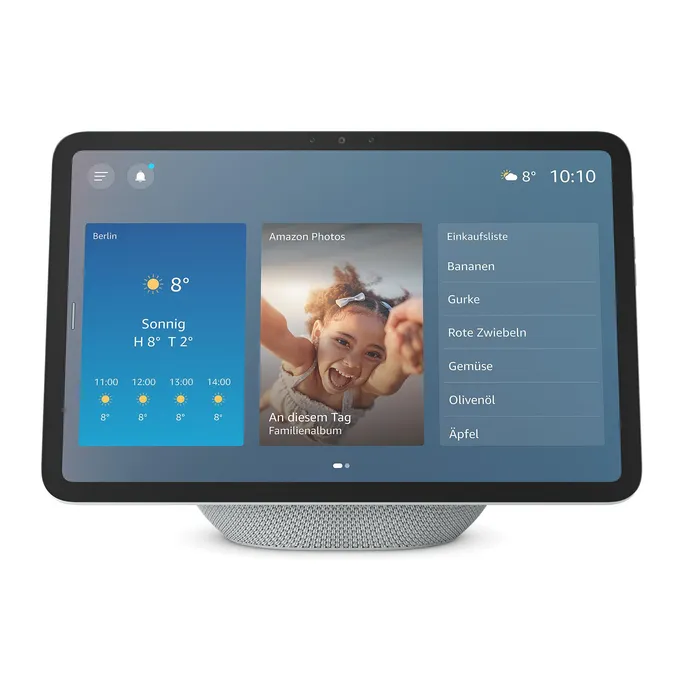 Amazon Echo Show 11 (2025) - weiß; hochauflösendes Smart Display mit Bewegungsfunktion und Alexa