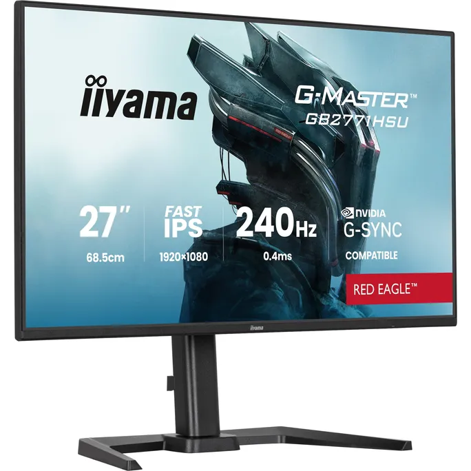 iiyama G-Master Red Eagle GB2771HSU-B1 27 Zoll Full HD IPS Panel 16:9 240 Hz Gaming Monitor
