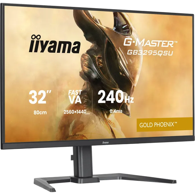iiyama G-Master Gold Phoenix GB3295QSU-B1 31.5 Zoll WQHD VA Panel 16:9 240 Hz Gaming Monitor