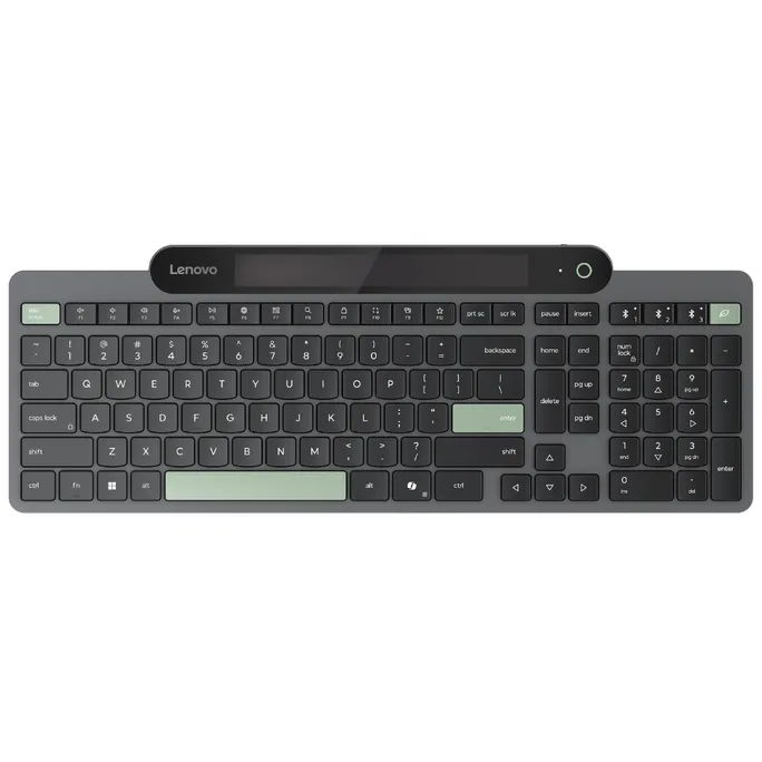 Lenovo Selbstladende Bluetooth Tastatur Schwarz, Unterstützt Microsoft Swift Pairing