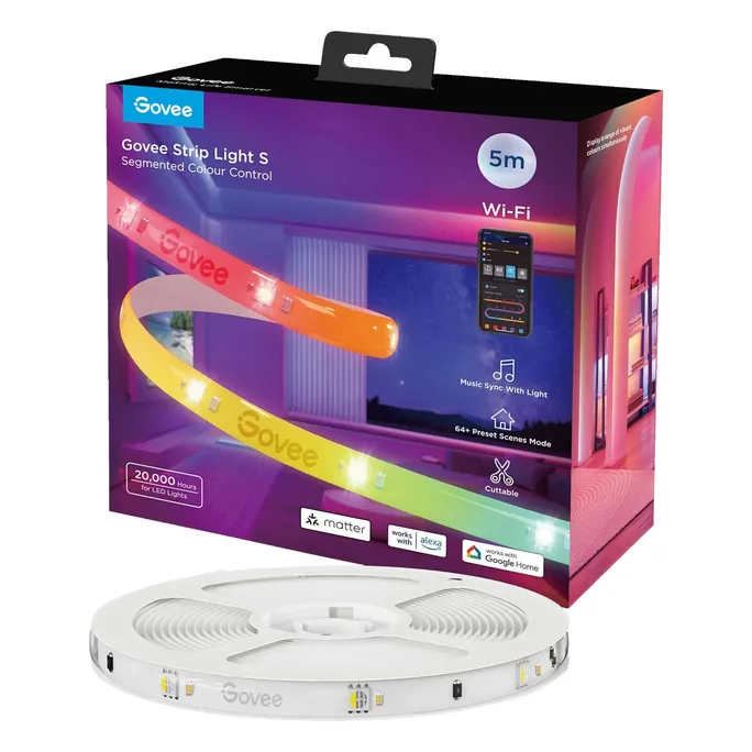 Govee RGBIC Strip Light S LED-Streifen 24V 5m