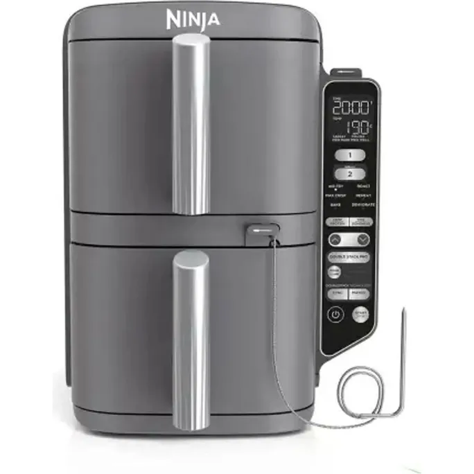 Ninja SL451EU Double Stack XL Smart Cook System 9,5 L grau