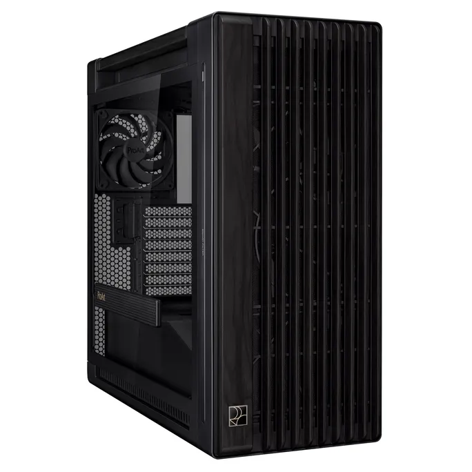 ASUS ProArt PA602 Wood Edition TG E-ATX Tower mit Holz Front Panel Modern Black