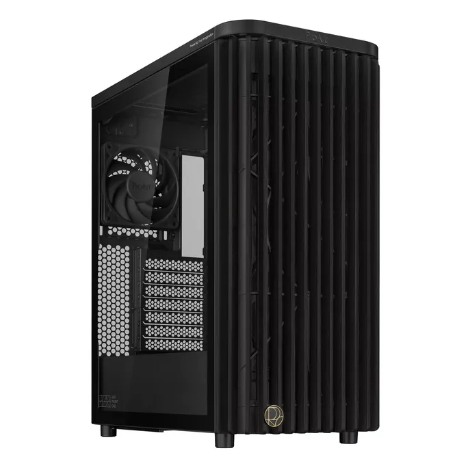 ASUS ProArt PA401 Wood Edition TG ATX Tower mit Holz Front Panel Black