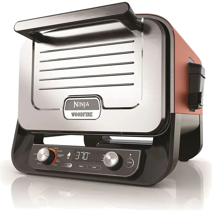 Ninja OO101EU Woodfire Elektrischer Outdoor Pizzagrill & Smoker