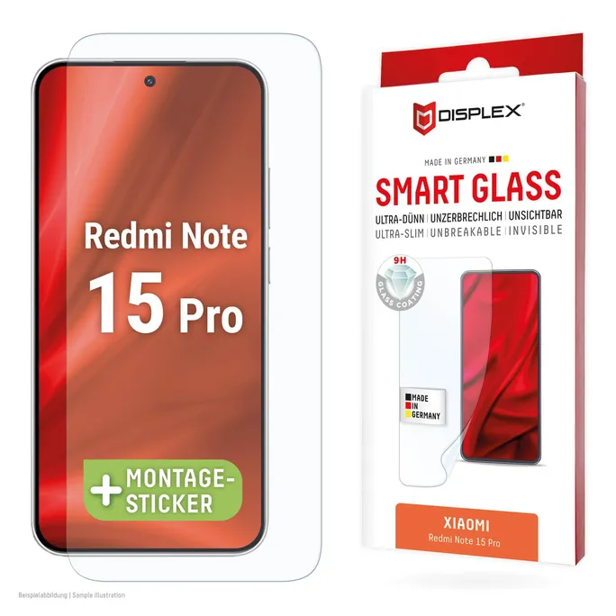 DISPLEX Smart Glass für Redmi Note 15 Pro