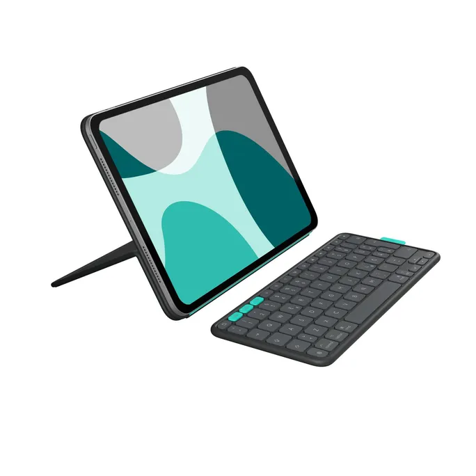 Logitech Flip Folio Tastatur-Case Grafit für iPad Air 11 Zoll (M2/M3/5.Gen), iPad Pro 11 Zoll (M4/M5)