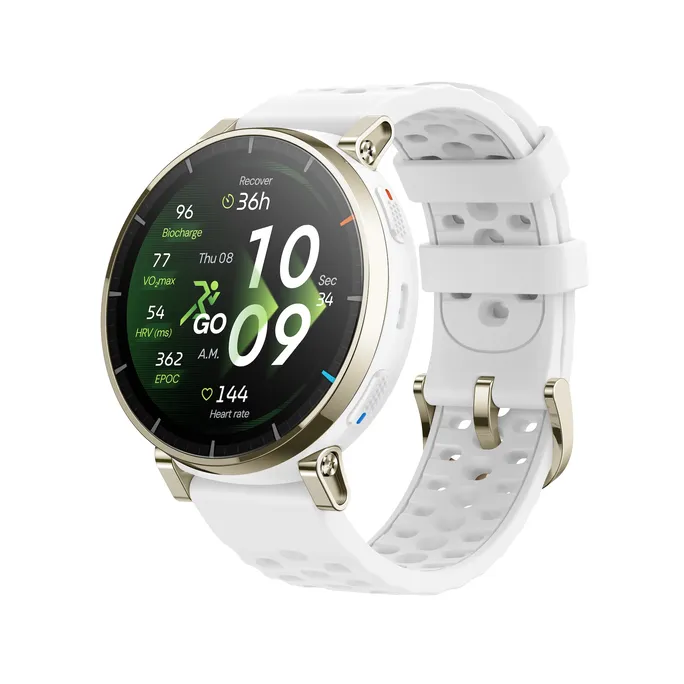 Amazfit Active 3 Premium White Smartwatch HYROX-Modus