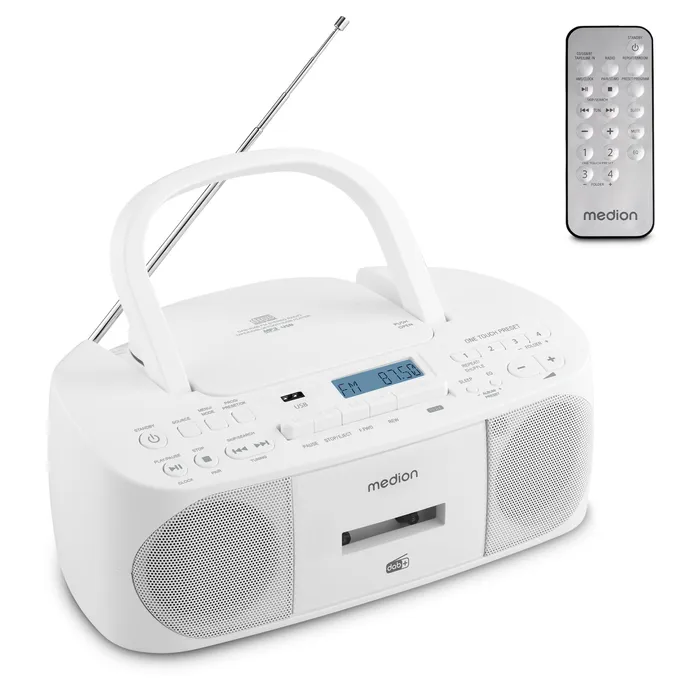 MEDION® LIFE® DRX-1 Plus Boombox weiß