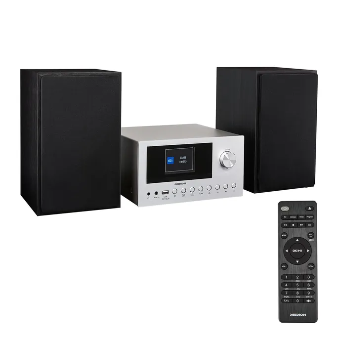 Medion LIFE P85003 Micro-Audio-System silber