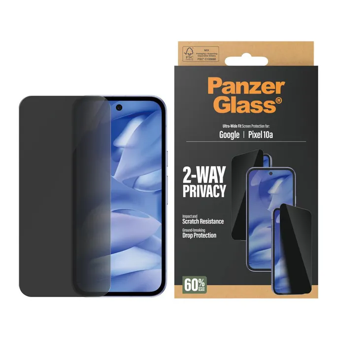 PanzerGlass Privacy Displayschutz Google Pixel 10a 5G Ultra-Wide Fit
