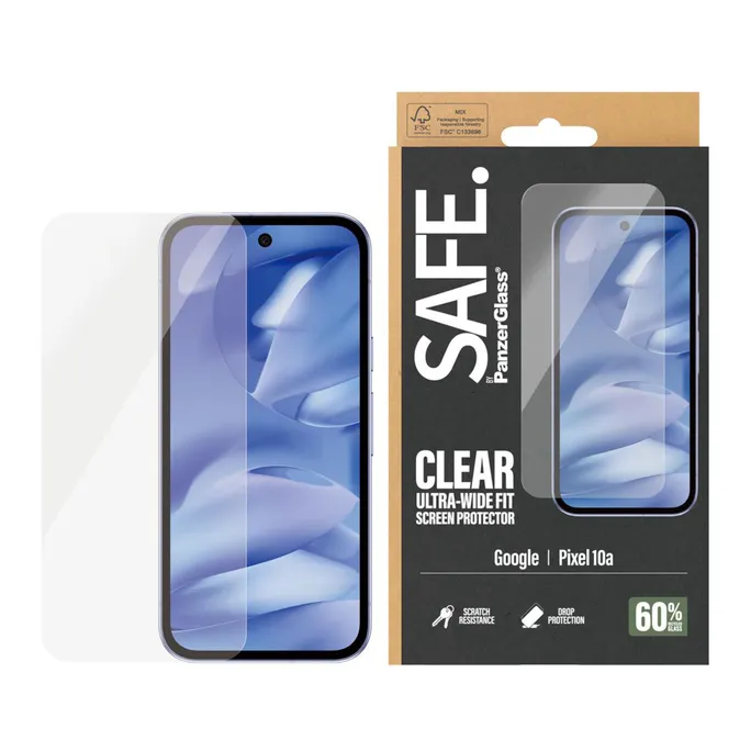 SAFE. by PanzerGlass Displayschutz Google Pixel 10a 5G Ultra-Wide Fit