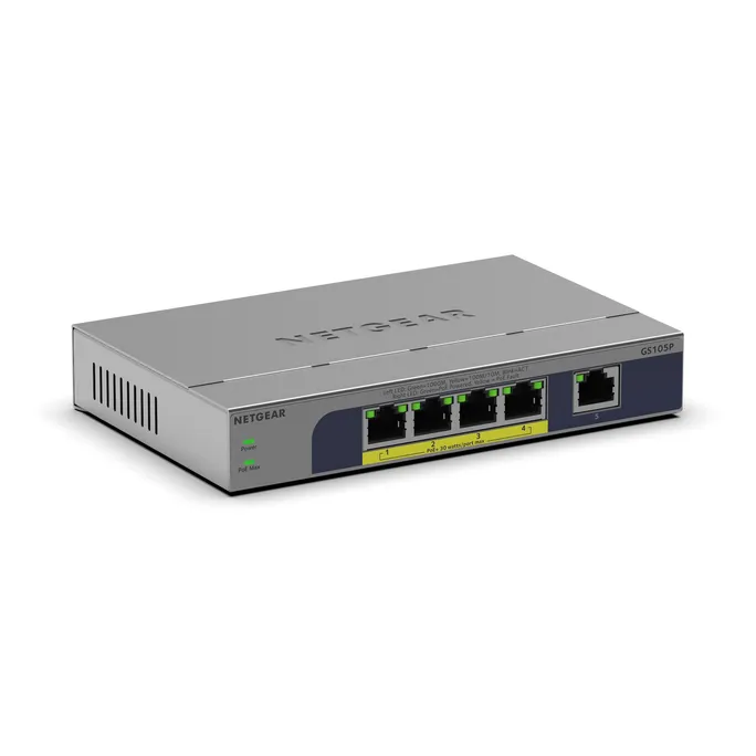 NETGEAR 5-Port PoE+ Gigabit Ethernet Unmanaged PoE Switch