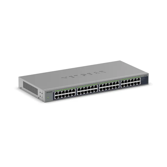 NETGEAR 48PT GIGE UNMANAGED RACKMOUNT SWCH