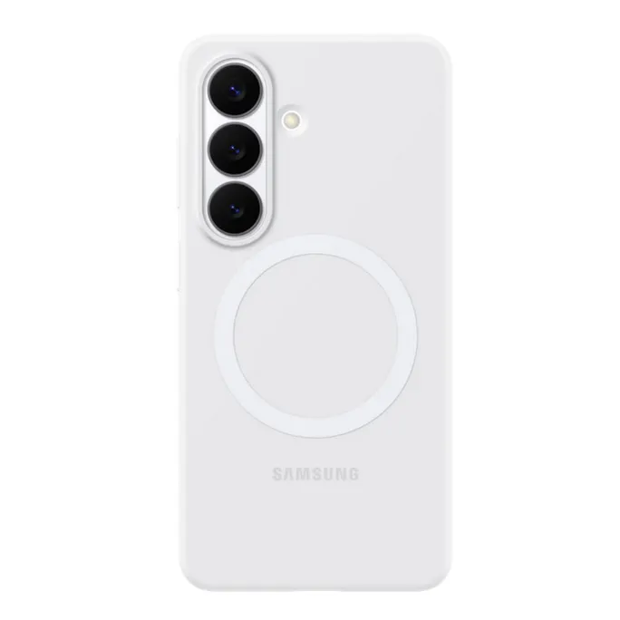 Samsung EF-ES942 Silicone Magnet Case für Galaxy S26 weiß