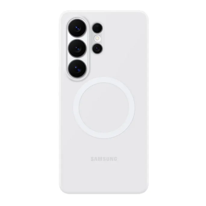 Samsung EF-ES948 Silicone Magnet Case für Galaxy S26 Ultra weiß
